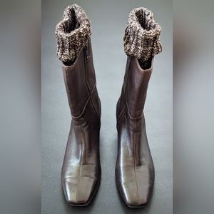 Antonio Melani - Brown leather boots - Size 8